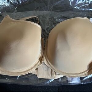 Curvy Couture Smooth Beige Bra